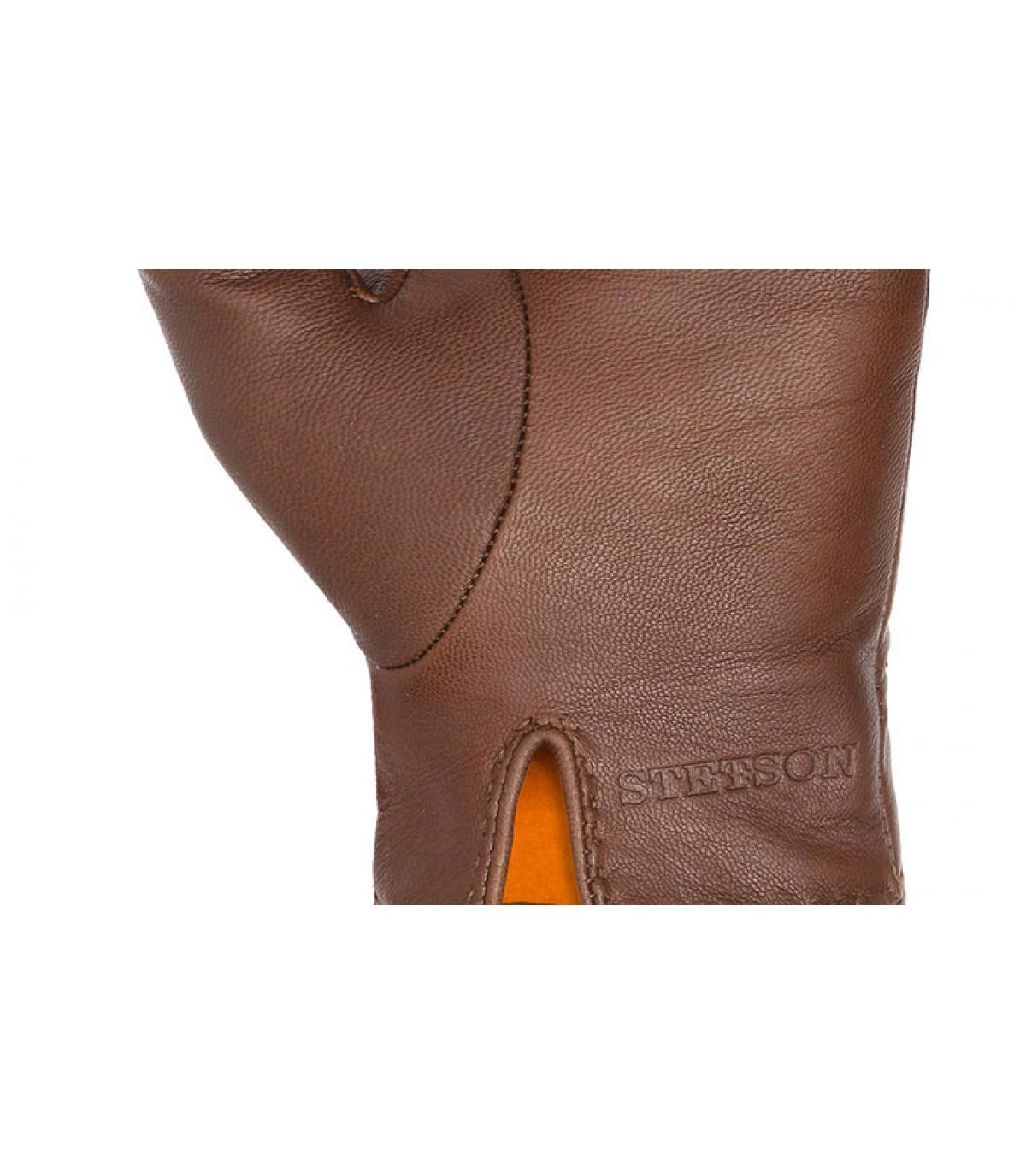 Gloves Goat Nappa brown Stetson Gloves Goat Nappa brown Stetson